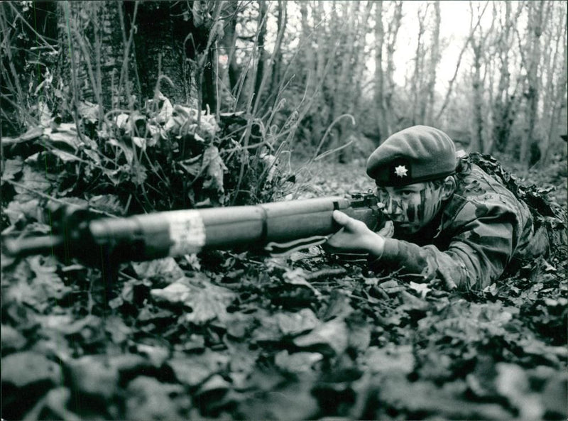 Army Cadets: Cadet Matthew Nunn - Vintage Photograph