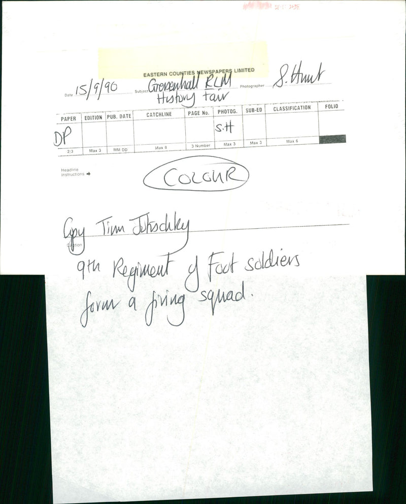 Soldiers doing squad. - Vintage Photograph