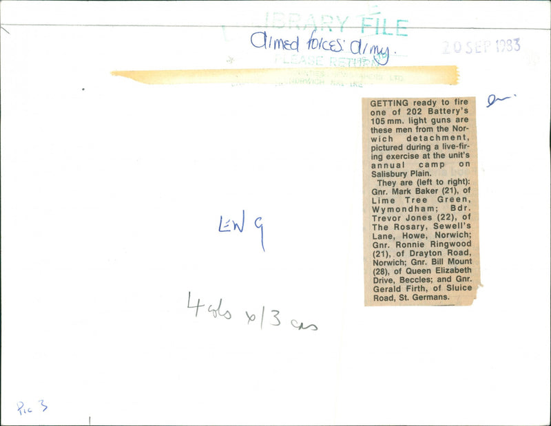 Military. - Vintage Photograph