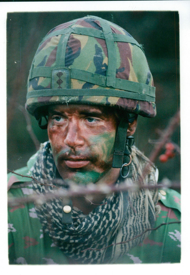 Officer john hoare Military. - Vintage Photograph