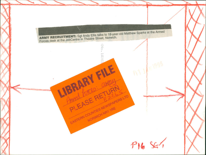 Andy ellis and matthew sparks Military. - Vintage Photograph