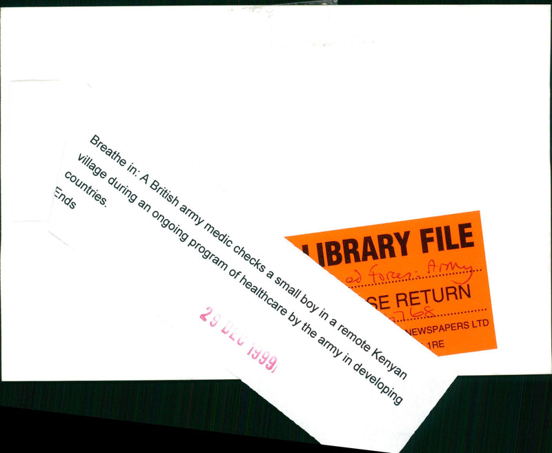 British army. - Vintage Photograph