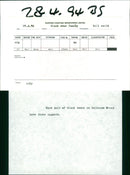 Birds: Swans: Black Swan Family - Vintage Photograph