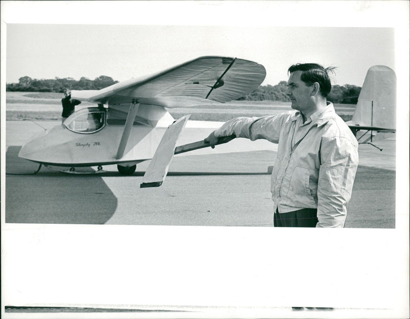 Gliders: Gliding at Tibenham - Vintage Photograph