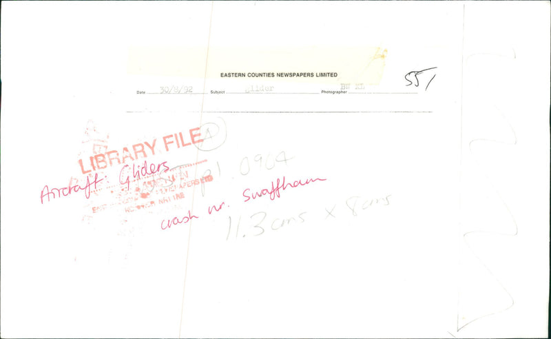 Aircraft: Gliders - Vintage Photograph