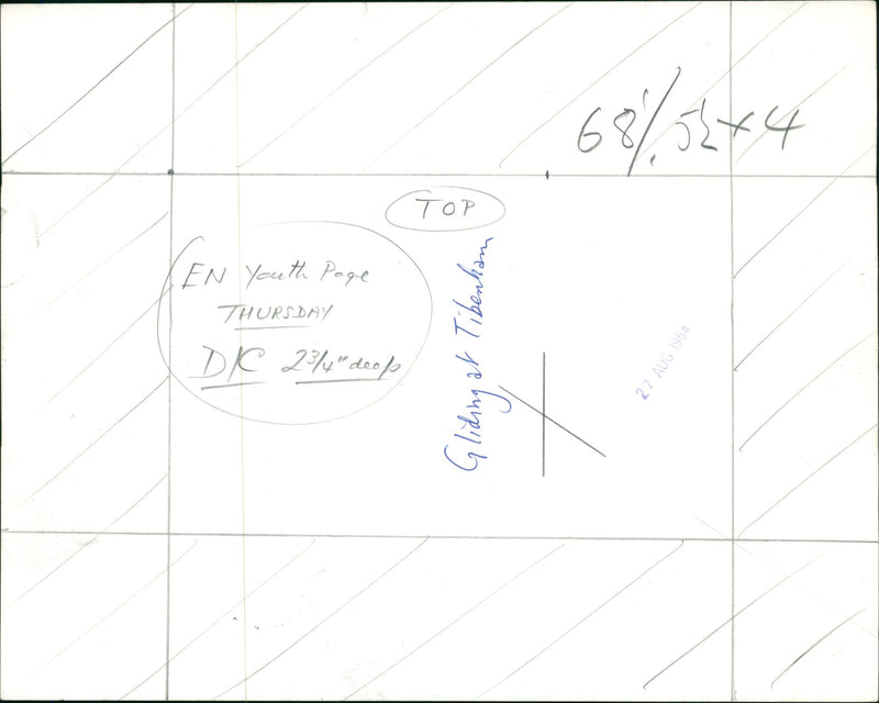 Gliders: Gliding at Tibenham - Vintage Photograph