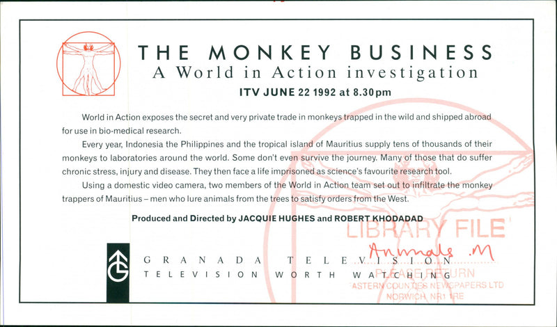 The monkey business. - Vintage Photograph