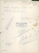 1933 PHOTOGRAPHER TEL ENGLISH ATHUIR ARDHUR LENGBERG CONCERT HALL - Vintage Photograph