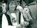 Birds : Barn Owls - Vintage Photograph