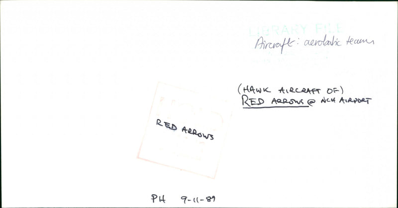 Aircraft Aerobatic Teams: Hawk Aircraft - Vintage Photograph