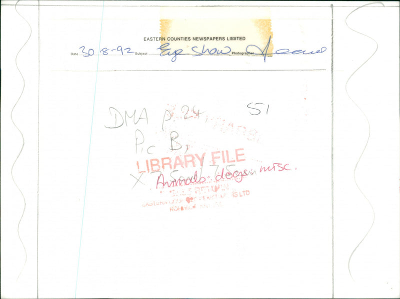 Eye show. - Vintage Photograph