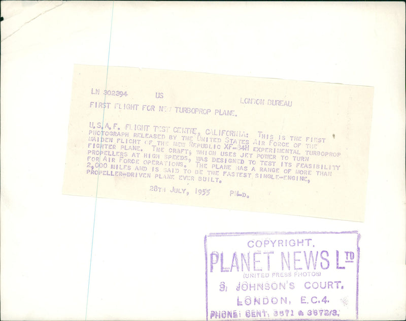 Aircraft military - Vintage Photograph