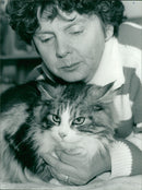 Maine Coon Cat - Vintage Photograph