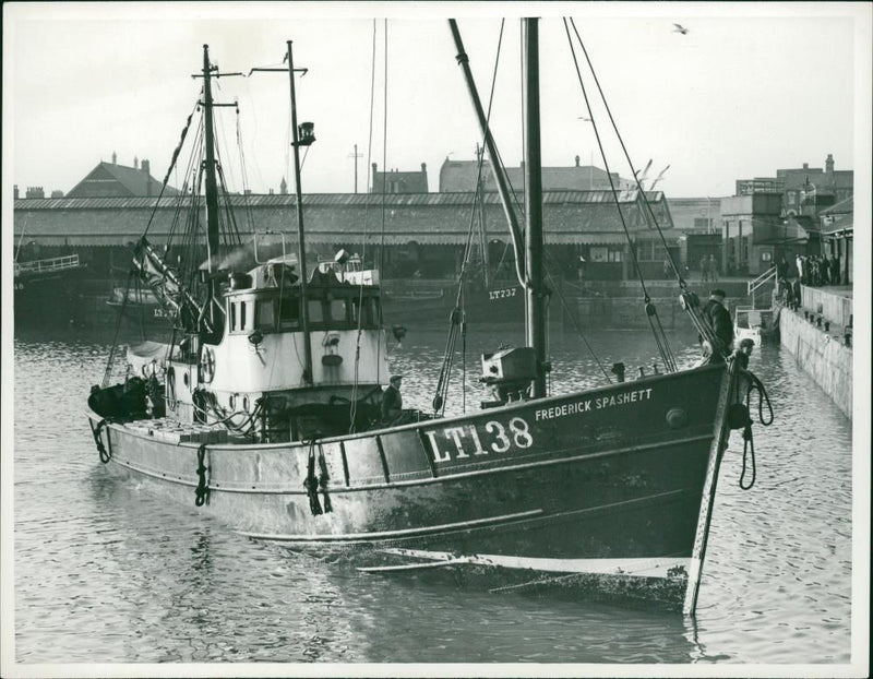 Lowestoft Fishing Industry - Vintage Photograph