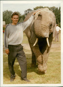 Elephant 'Rosa' at Gandey's Circus - Vintage Photograph
