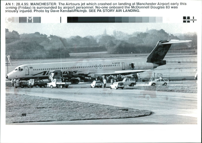 The Airtours Jet Crash - Vintage Photograph