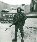 ROYAL ANGLIAN REGT: IRELAND, Soldier - Vintage Photograph