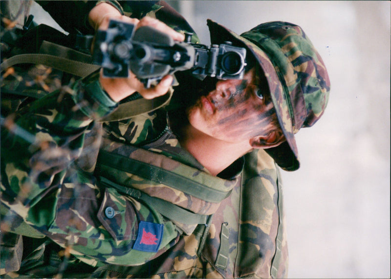 Royal Anglian Regiment Infantry regiment of the British Army. - Vintage Photograph