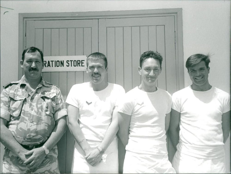 Royal Anglian Regiment Infantry regiment of the British Army. - Vintage Photograph