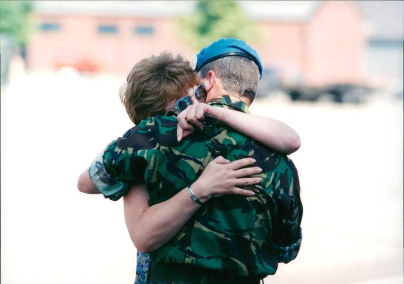Royal Anglian Regiment Infantry regiment of the British Army. - Vintage Photograph