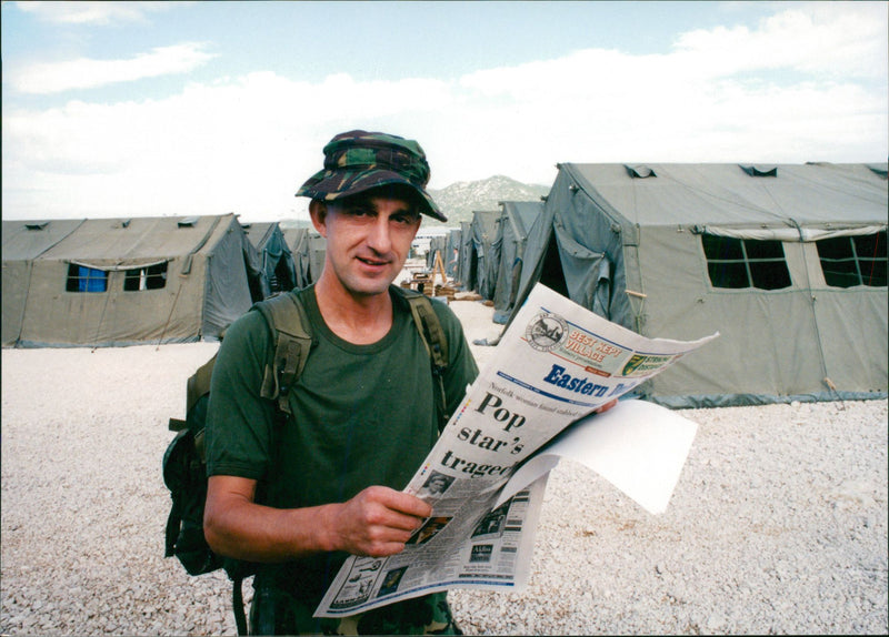 Royal Anglian Regiment Infantry regiment of the British Army. - Vintage Photograph