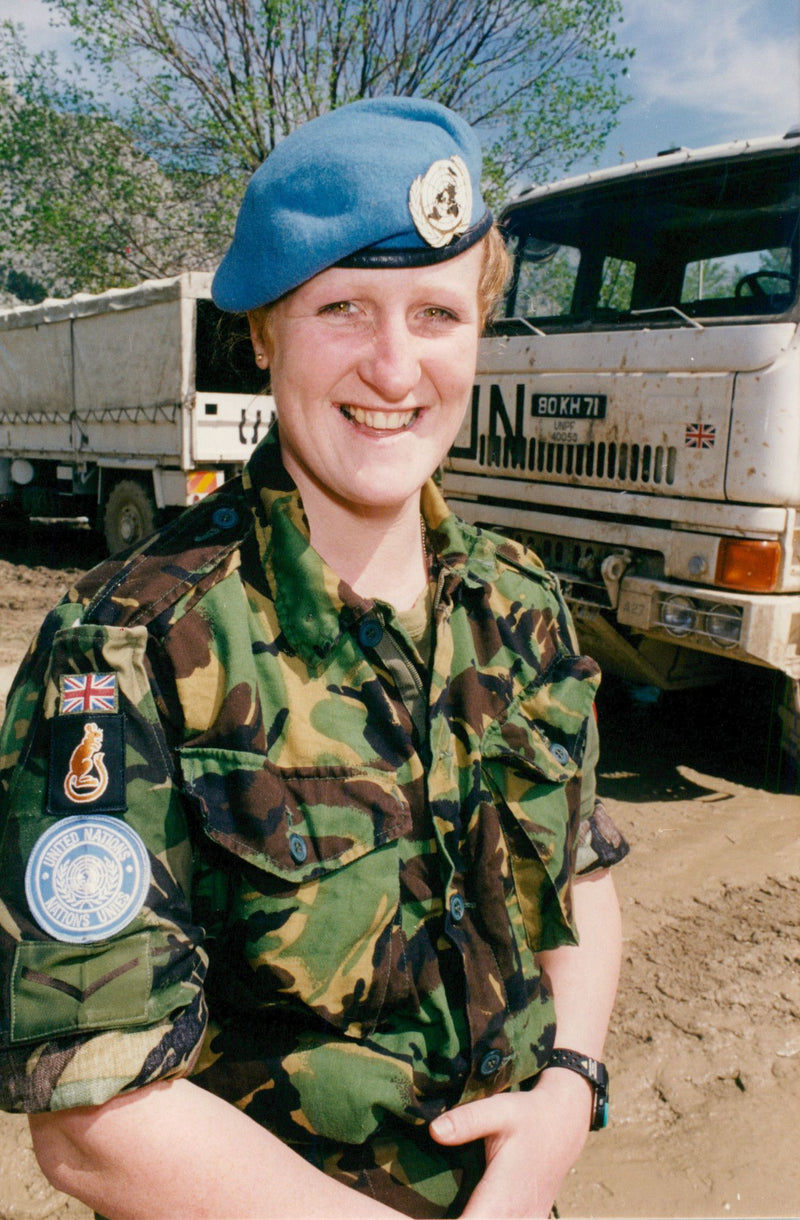 Royal Anglian Regiment Karen daniel. - Vintage Photograph