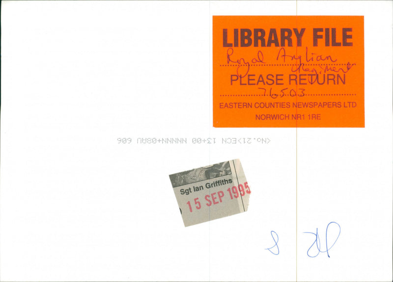 Royal Anglian Regiment Infantry regiment of the British Army. - Vintage Photograph