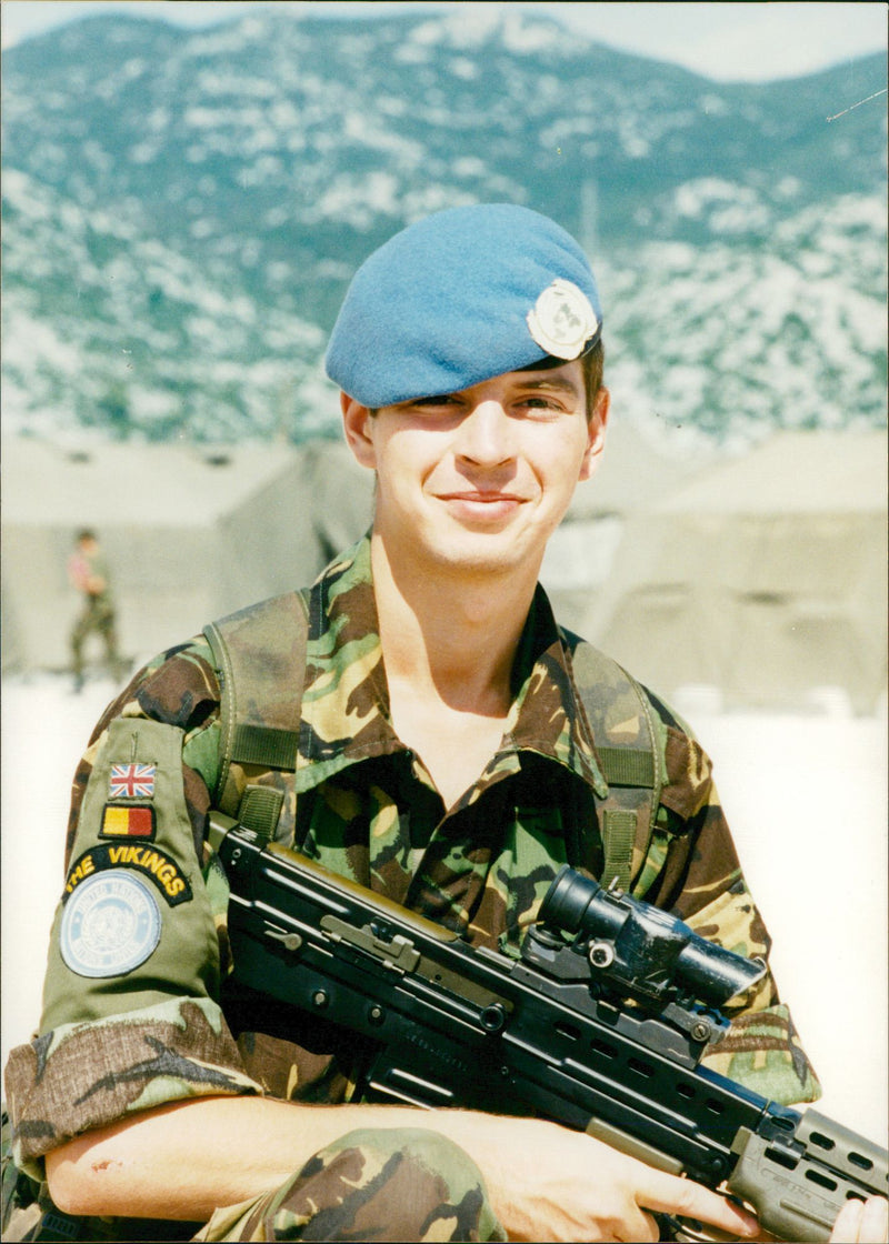 Royal Anglian Regiment Infantry regiment of the British Army. - Vintage Photograph