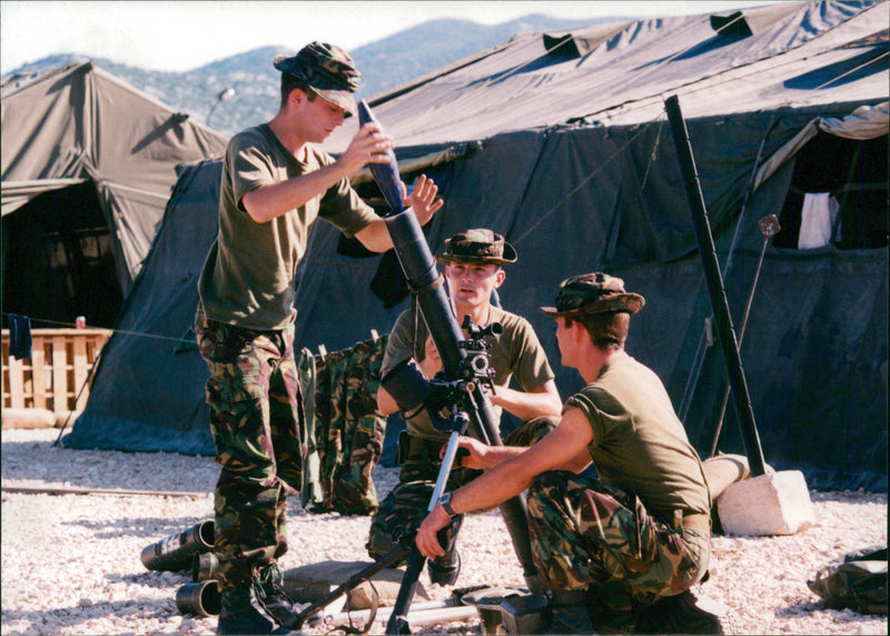 Royal Anglian Regiment Infantry regiment of the British Army. - Vintage Photograph