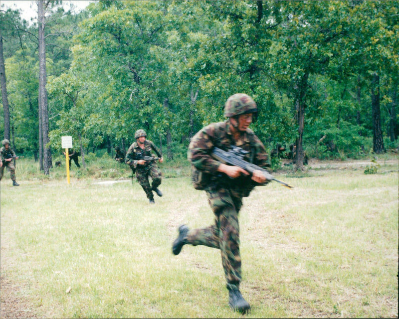 Royal Anglian Regiment Infantry regiment of the British Army. - Vintage Photograph
