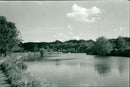 River. - Vintage Photograph