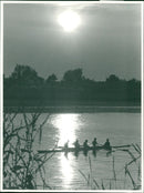 River. - Vintage Photograph