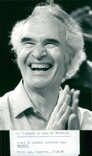 Dave Brubeck jazz musician at the jazz festival - Vintage Photograph