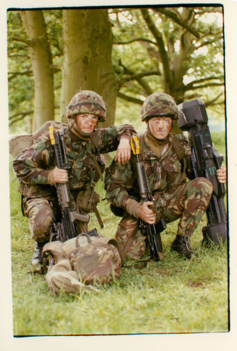 Royal Anglian Regiment. - Vintage Photograph