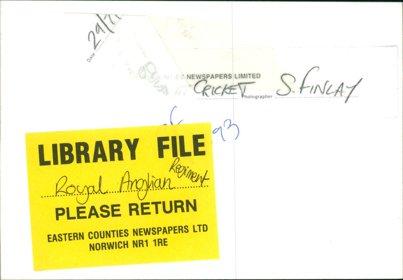 Royal Anglian Regiment. - Vintage Photograph