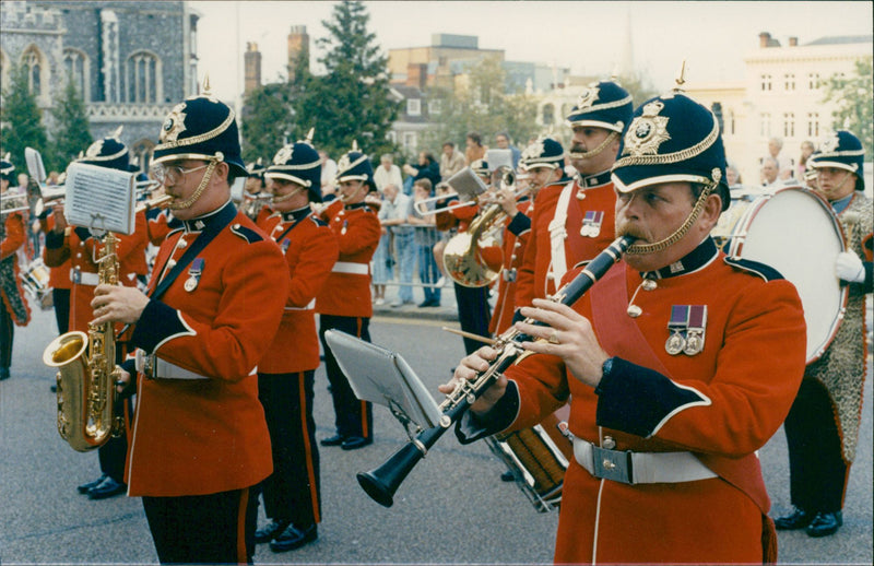 Royal Anglian Regiment. - Vintage Photograph