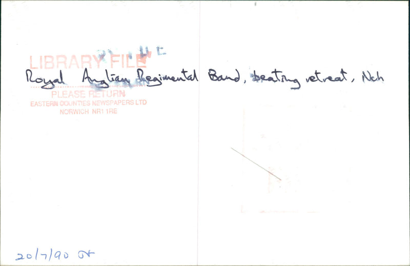 Royal Anglian Regiment. - Vintage Photograph