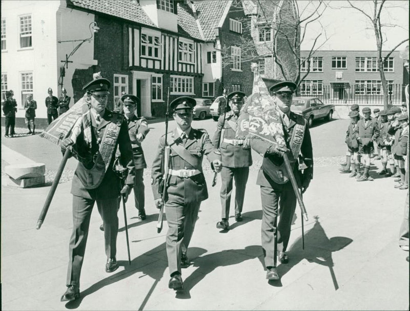 Royal Anglian Regiment. - Vintage Photograph
