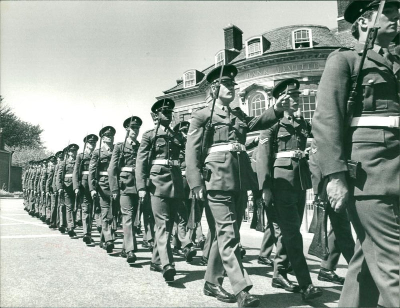 Royal Anglian Regiment. - Vintage Photograph