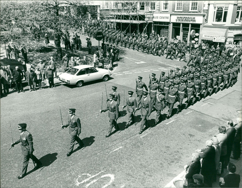 Royal Anglian Regiment. - Vintage Photograph