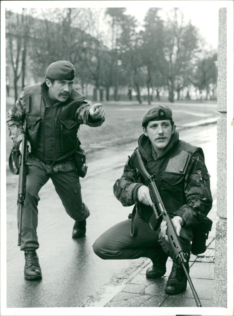 Royal Anglian Regiment. - Vintage Photograph
