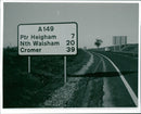 Road signs. - Vintage Photograph