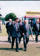 Duke of edinburgh with sir nicholas bacon. - Vintage Photograph