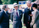 Duke of edinburgh with unindentified members. - Vintage Photograph