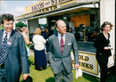 Duke of edinburgh at a fastfood outlet. - Vintage Photograph