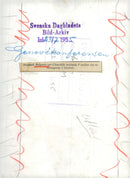 Nikolaj Bulganin politician The Geneva Conference makes Churchill's famous V-sign - Vintage Photograph