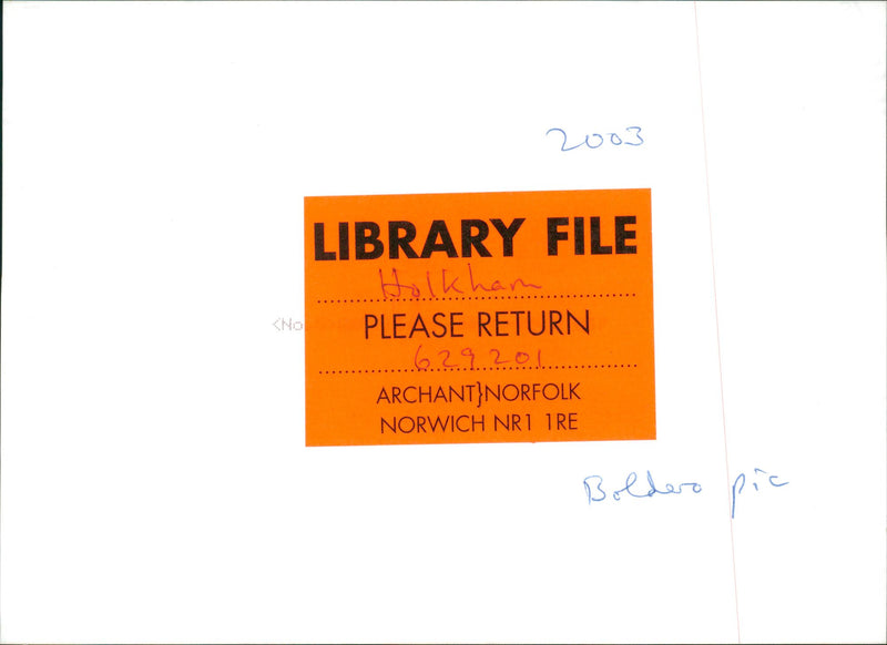 Holkham National Nature Reserve sign - Vintage Photograph