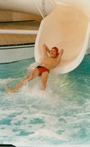 Sheringham School Splash Shops:the big splash. - Vintage Photograph