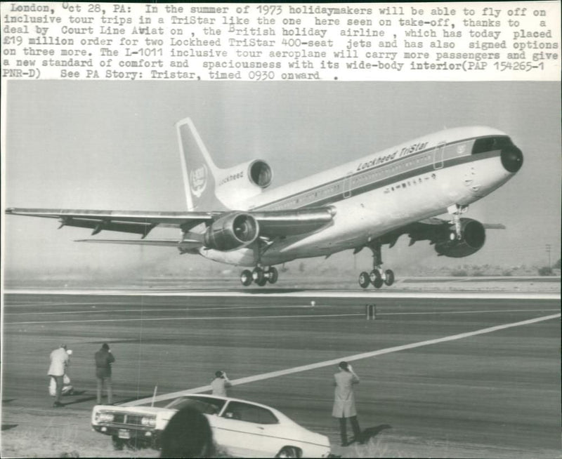 Aircraft civil. - Vintage Photograph