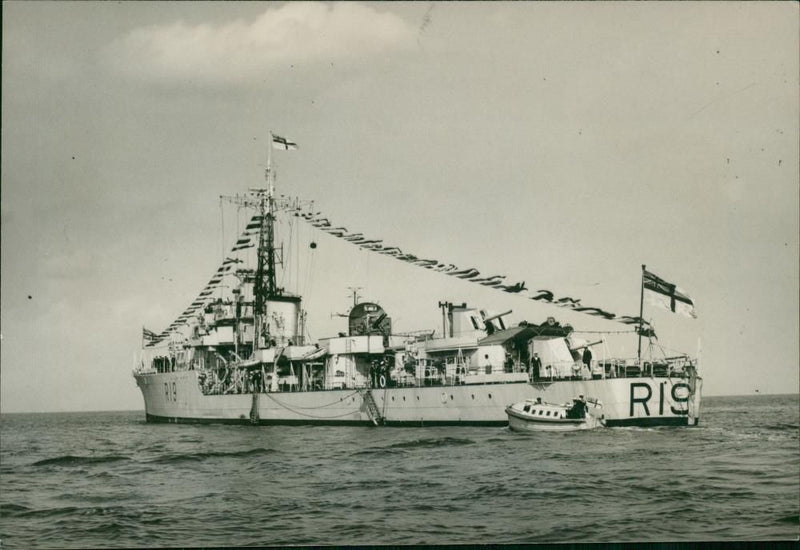 H.M Ship Zephyr - Vintage Photograph